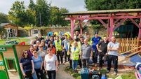 Dedicated volunteers give Leighlin crèchea welcome makeover Dedicated volunteers give Leighlin crèchea welcome makeover