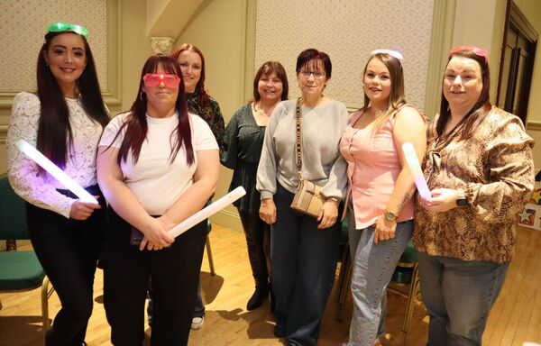 Organisers of the bingo party in the Woodford Dolmen Hotel: Danielle Aughney, Katie Holden, Jacqui McGrath, Catherine Tobin, Caroline Geoghegan, Emma Holden and Debbie Ahmed Photos: Paul Curran Organisers of the bingo party in the Woodford Dolmen Hotel: Danielle Aughney, Katie Holden, Jacqui McGrath, Catherine Tobin, Caroline Geoghegan, Emma Holden and Debbie Ahmed Photos: Paul Curran