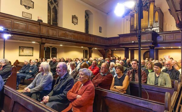 A large audience for the show In St Mary's Church, Carlow A large audience for the show In St Mary's Church, Carlow