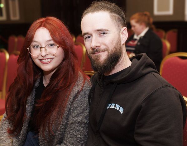 Lauren Callinan and Sean Fitzpatrick at the Carlow Comedy Festival night in the Seven Oaks Hotel Lauren Callinan and Sean Fitzpatrick at the Carlow Comedy Festival night in the Seven Oaks Hotel