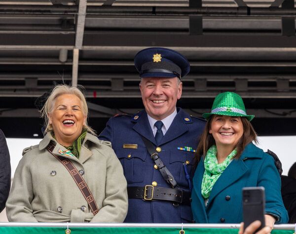 Minister of state Jennifer Murnane O'Connor TD, Superintendent Anthony Farrell and Cllr Andrea Dalton. Pic: © Michael O'Rourke Photography 2026 Minister of state Jennifer Murnane O'Connor TD, Superintendent Anthony Farrell and Cllr Andrea Dalton. Pic: © Michael O'Rourke Photography 2026