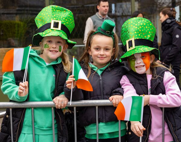 Pictured at the St. Patrick’s Day Parade in Carlow were Cara and Maya Kealy and Mia Conway. Pic: © Michael O'Rourke Photography 2026 Pictured at the St. Patrick’s Day Parade in Carlow were Cara and Maya Kealy and Mia Conway. Pic: © Michael O'Rourke Photography 2026