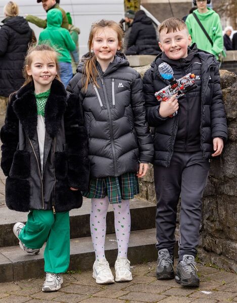 Lily and Callie Maloney and Mikey Connors. Pic: © Michael O'Rourke Photography 2026 Lily and Callie Maloney and Mikey Connors. Pic: © Michael O'Rourke Photography 2026