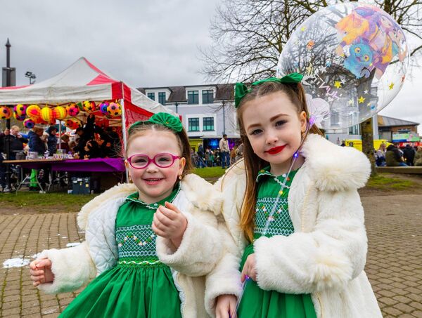 Sisters Alexis and Savannah Bolger were pictured at the St. Patrick’s Day Parade in Carlow. Pic: © Michael O'Rourke Photography 2026 Sisters Alexis and Savannah Bolger were pictured at the St. Patrick’s Day Parade in Carlow. Pic: © Michael O'Rourke Photography 2026
