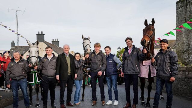 Cheltenham Festival winners receive rousing reception in Leighlinbridge Cheltenham Festival winners receive rousing reception in Leighlinbridge