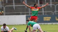 Win over Leitrim secures first promotion for Carlow since 2018 Win over Leitrim secures first promotion for Carlow since 2018