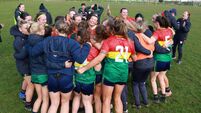 Carlow ladies secure promotion and place in Division 4 Final Carlow ladies secure promotion and place in Division 4 Final