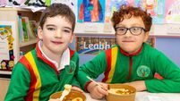 Gaelscoil pupils give new school meals thumbs up Gaelscoil pupils give new school meals thumbs up