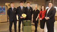 Hacketstown students represent Carlow in enterprise awards Hacketstown students represent Carlow in enterprise awards