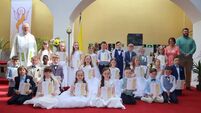 First Holy Communion in Gaelscoil Eoghain Uí Thuairisc, Askea, Carlow First Holy Communion in Gaelscoil Eoghain Uí Thuairisc, Askea, Carlow