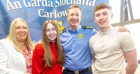 Carlow Sergeant Conor Egan from retires after 33 years’ service Carlow Sergeant Conor Egan from retires after 33 years’ service
