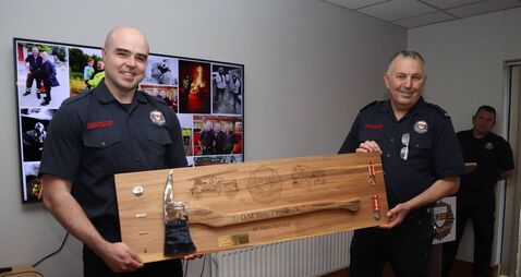Longest-serving firefighter Terry hangs up his helmet after 43 years Longest-serving firefighter Terry hangs up his helmet after 43 years