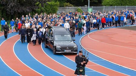 One last lap for Carlow athletics legend PL Curran One last lap for Carlow athletics legend PL Curran