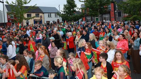 Bailey overcome by welcome home to Carlow Bailey overcome by welcome home to Carlow