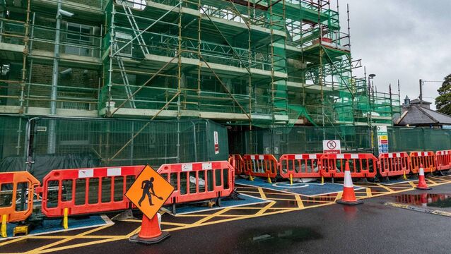 The ongoing renovation work at Carlow Train Station that has reduced the number of available disabled parking spaces Photo: Michael O'Rourke Photography <p>The ongoing renovation work at Carlow Train Station that has reduced the number of available disabled parking spaces Photo: Michael O'Rourke Photography</p>