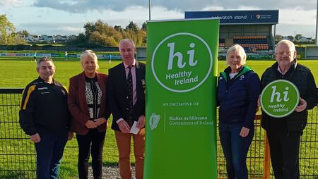 New walking track opened in Carlow Rugby Club New walking track opened in Carlow Rugby Club