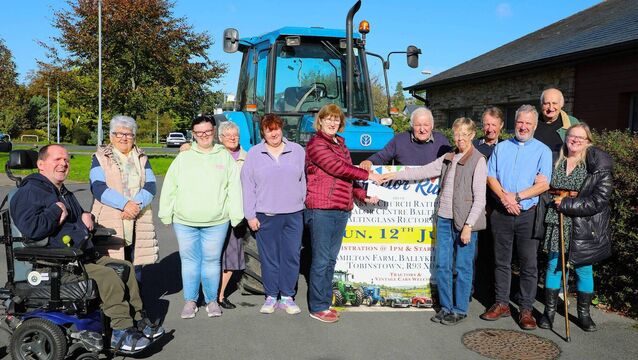 Tractor run raised funds for Lalor Centre, Baltinglass Tractor run raised funds for Lalor Centre, Baltinglass